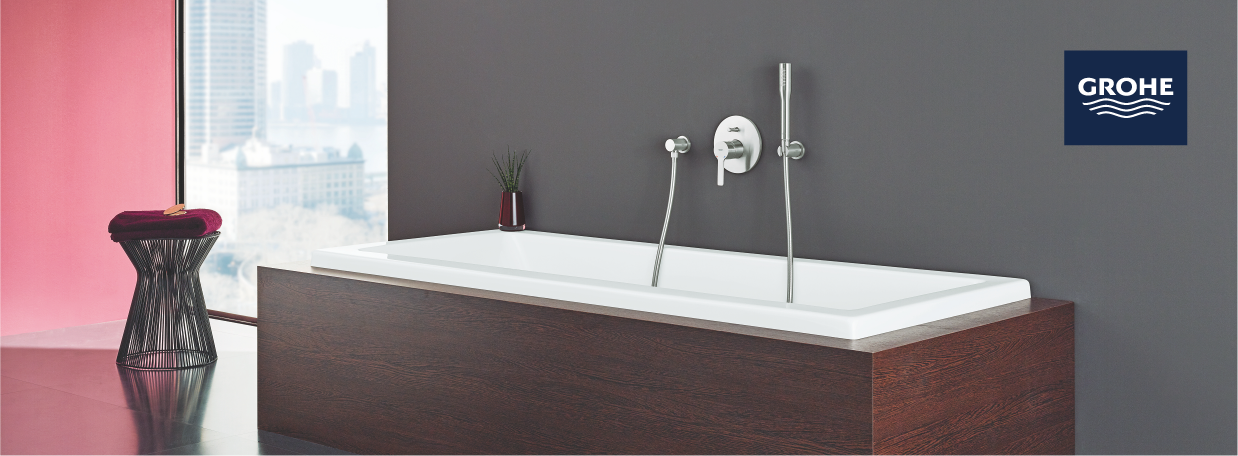 Single Lever Bathtub Taps from GROHE at xTWO Single Lever Bathtub Taps from GROHE