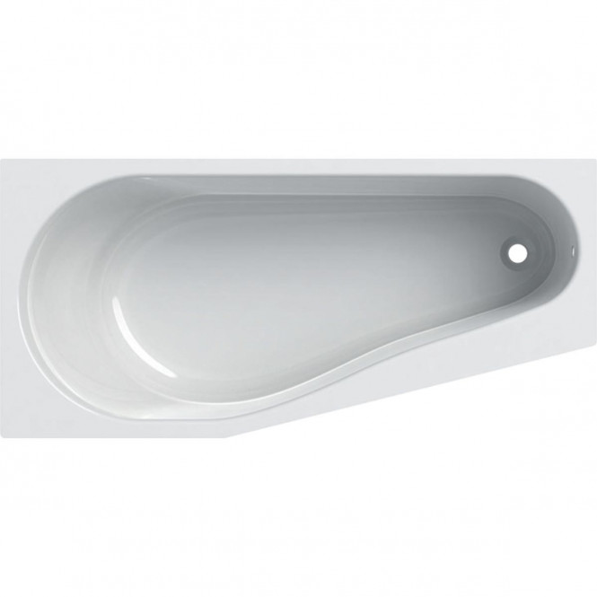 Geberit Renova - Raumspar-Badewanne 1600x750mm weiß