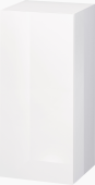 Duravit L-Cube - Halbhochschrank 500 x 900 x 363 mm mit 1 Tür & 2 Glasfachböden & Anschlag links weiß hochglanz