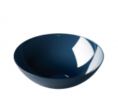 Alape Aqua - Aufsatzwaschschale für Konsole 360x131mm ohne Hahnlöcher ohne Überlauf blau ohne Beschichtung