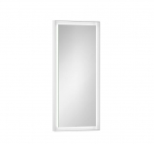 Alape Designspiegel - LED-Spiegel mit Speicherfunktion 375mm weiß matt / verspiegelt