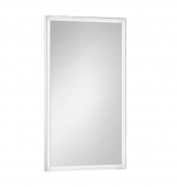 Alape Designspiegel - LED-Spiegel mit Speicherfunktion 600mm weiß matt / verspiegelt