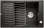 Blanco ELON - Küchenspüle XL 6 S SILGRANIT mit Ablauffernbedienung reversibel schwarz