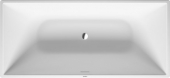 Duravit DuraSquare - Badewanne 1600x750mm freistehend mit nahtloser Verkleidung weiß