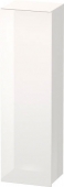 DURAVIT DuraStyle - Halbhochschrank mit 1 Tür & Anschlag links 400x1400x360mm weiß hochglanz/basalt matt