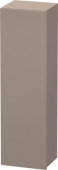 DURAVIT DuraStyle - Halbhochschrank mit 1 Tür & Anschlag links 400x1400x360mm basalt matt/weiß matt