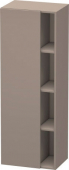 DURAVIT DuraStyle - Halbhochschrank mit 1 Tür & Anschlag links 500x1400x360mm basalt matt/weiß matt