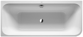Duravit Happy D.2 Plus - Badewanne 1800x800 mm mit Verkleidung Eckeinbau links weiß/graphit matt