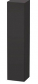 DURAVIT L-Cube - Hochschrank mit 1 Tür & Anschlag links 400x1760x363mm graphit supermatt/graphit supermatt