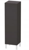 DURAVIT L-Cube - Hochschrank mit 1 Tür & Anschlag rechts 250-500x901-1320x200-363mm graphit supermatt/graphit supermatt