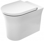 DURAVIT White Tulip - Stand-Tiefspül-WC mit Rimless weiß ohne WonderGliss