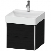 DURAVIT XSquare - Waschtischunterschrank mit 2 ausziehbare Fächer  484x397x460mm eiche schwarz/eiche schwarz