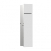 EMCO Asis Pure - Modul WC mit 2 Türen & Anschlag rechts 170x730x162mm alpin white/brushed stainless steel