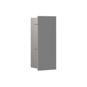 EMCO Asis Pure - WC-Bürstengarnitur Modul mit 1 Tür & Anschlag links 170x435x162mm hellgrau/hellgrau