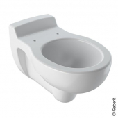 Geberit Bambini - Wand-Tiefspül-WC ohne Rimfree weiß mit KeraTect