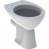 Geberit Renova - Stand-Tiefspül-WC ohne Rimfree weiß mit KeraTect