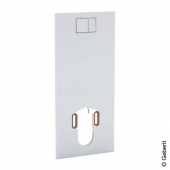 Geberit AquaClean - Designplatte für WC weiß / weiß
