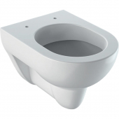 Geberit Renova - Wand-Tiefspül-WC Compact ohne Rimfree weiß mit KeraTect