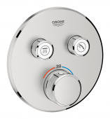 Grohe Grohtherm SmartControl - Thermostat rund Fertigmontageset
