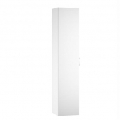 Keuco Edition 11 - Hochschrank mit 1 Tür & Anschlag links 350x1700x370mm weiß satiniert/weiß seidenmatt