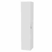 Keuco Edition 11 - Hochschrank mit 1 Tür & Anschlag links 350x1700x370mm weiß/weiß seidenmatt