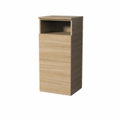 Sanipa 3way - Medium cabinet mit 1 Tür & 1 offenes Fach & Anschlag links 400x850x345mm ulme impresso/impresso elm