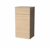 Sanipa 3way - Medium cabinet with 1 drawer & 1 tilt-out laundary basket 450x850x345mm eiche nordisch/nordic eiche