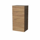 Sanipa 3way - Medium cabinet with 1 drawer & 1 tilt-out laundary basket 450x850x345mm kansas Eiche/kansas eiche