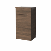 Sanipa 3way - Medium cabinet with 1 drawer & 1 tilt-out laundary basket 450x850x345mm arizona oak/arizona oak