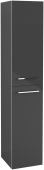 Villeroy & Boch Avento - Hochschrank 350 x 1760 x 370 mm Anschl links crystal grey