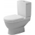 DURAVIT Starck 3 - Stand-Tiefspül-WC Kombination für Aufsatz-Spülkasten ohne Rimless® weiß mit HygieneGlaze
