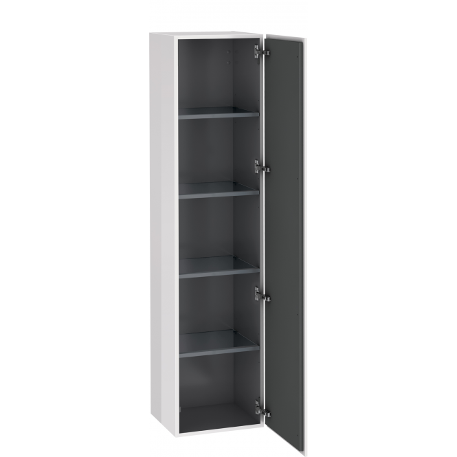 Duravit L Cube Tall Cabinet 400 With, Tall Cabinet With Shelves And Doors
