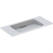 Geberit ONE - Washbasin 900x400mm without tap holes without overflow white with KeraTect