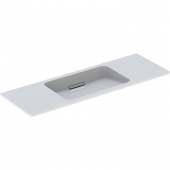 Geberit ONE - Washbasin 1200x400mm without tap holes without overflow white with KeraTect