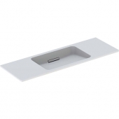 Geberit ONE - Washbasin 1200x400mm without tap holes without overflow white with KeraTect