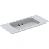 Geberit ONE - Washbasin for Furniture 900x400mm without tap holes with concealed overflow white with KeraTect