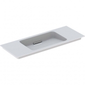 Geberit ONE - Washbasin 1050x400mm without tap holes with concealed overflow white with KeraTect