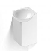 Alape WP - Countertop Washbasin for Console 250x250mm with 1 tap hole without overflow white without Coating