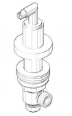 Dornbracht Tara Classic - Side valve 1/2 '' clockwise closing