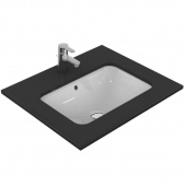 Ideal Standard Connect - Undercounter washbasin 580x410mm without tap holes with overflow white with IdealPlus