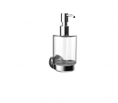 EMCO Round - Liquid soap dispenser chrome / clear