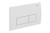 Geberit Kappa50 - Flush Plate for WC and 2 flushes white / white