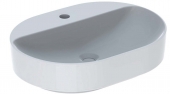 Geberit VariForm - Washbasin 600x450mm for 1 tap hole without overflow white without Coating