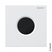 Geberit Sigma01 - Infra-Red electronic flush plate for urinal white / black