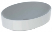 Geberit VariForm - Washbasin 550x400mm without tap hole without overflow white with KeraTect