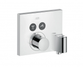 Hansgrohe Axor ShowerSelect - Thermostat Unterputz für 2 Verbraucher mit FixFit und Porter chrom