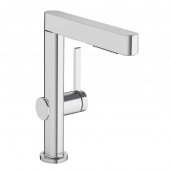 hansgrohe Finoris - Single Lever Basin Mixer with pull-out spray with Push-Open waste set chrome