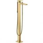 hansgrohe Metropol - Floorstanding Single Lever Bathtub Mixer with 2 outlets polished gold-optic