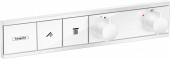 hansgrohe RainSelect - Concealed Thermostat for 2 outlets white matt