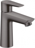 hansgrohe Talis E - Single Lever Basin Mixer 110 with pop-up waste set brushed black chrome